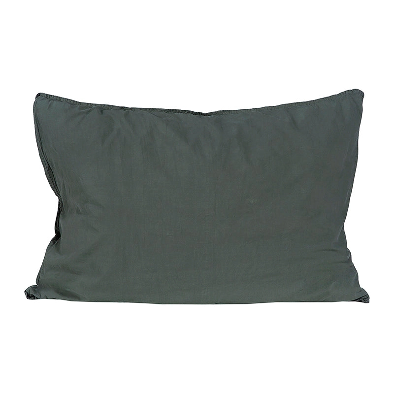 Funda Almohada Algodón Percal Petrol