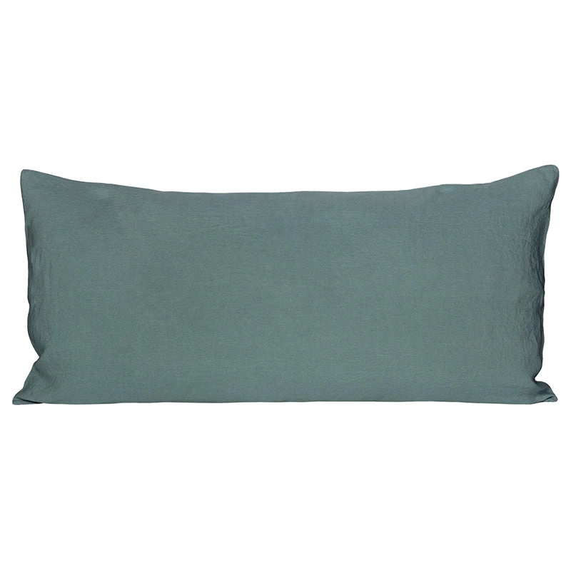 Funda Cojín Lino Viti Celadon 55x110 cm