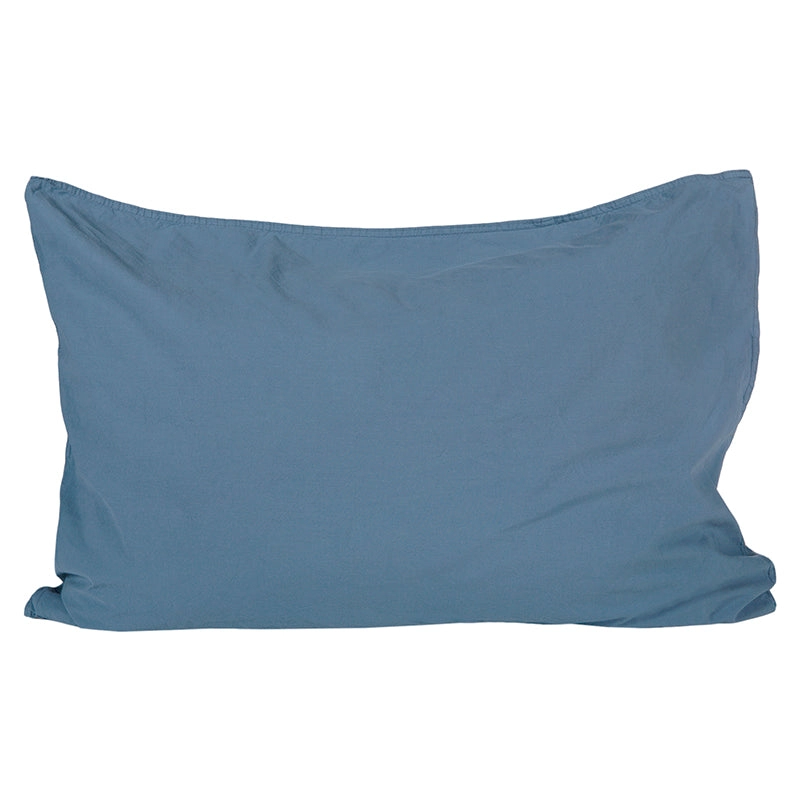 Funda Almohada Algodón Percal Captain Blue