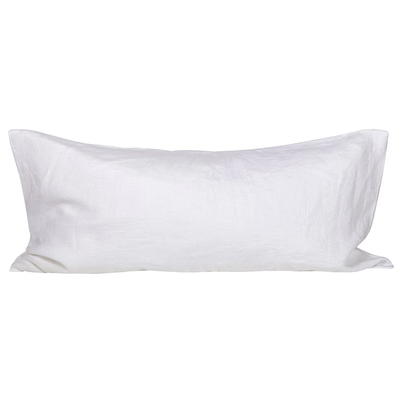 Funda Cojín Lino Blanco 55x110 cm