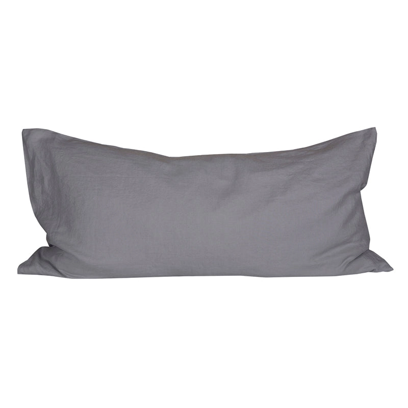 Funda Cojín Lino Humo 55x110 cm