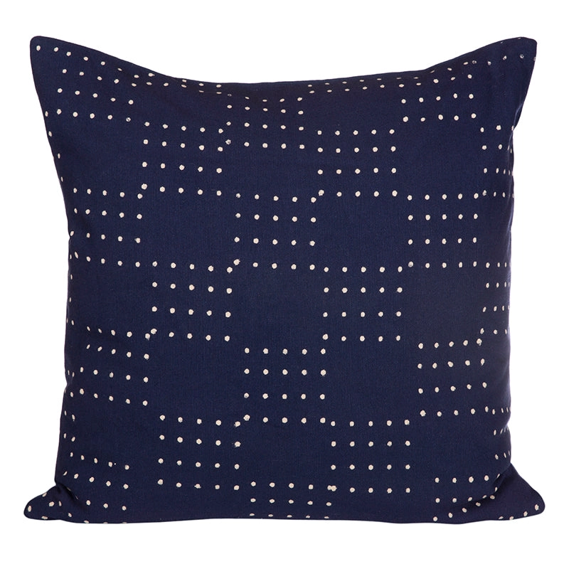 Funda Cojín Algodón Mud Indigo Nº2 60x60 cm