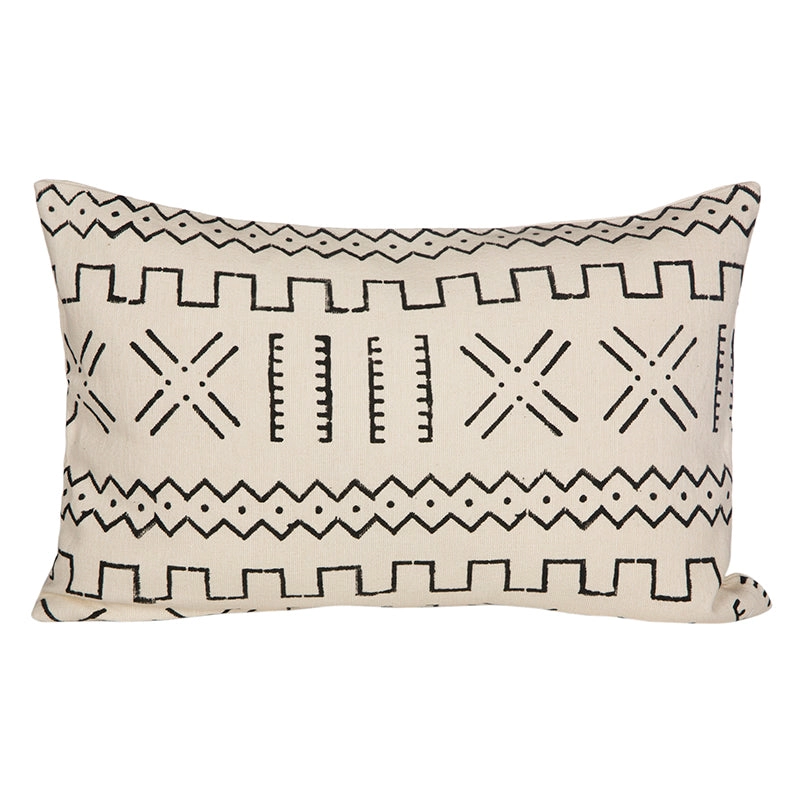 Funda Cojín Algodón Mud Ivory Nº1 40x60 cm