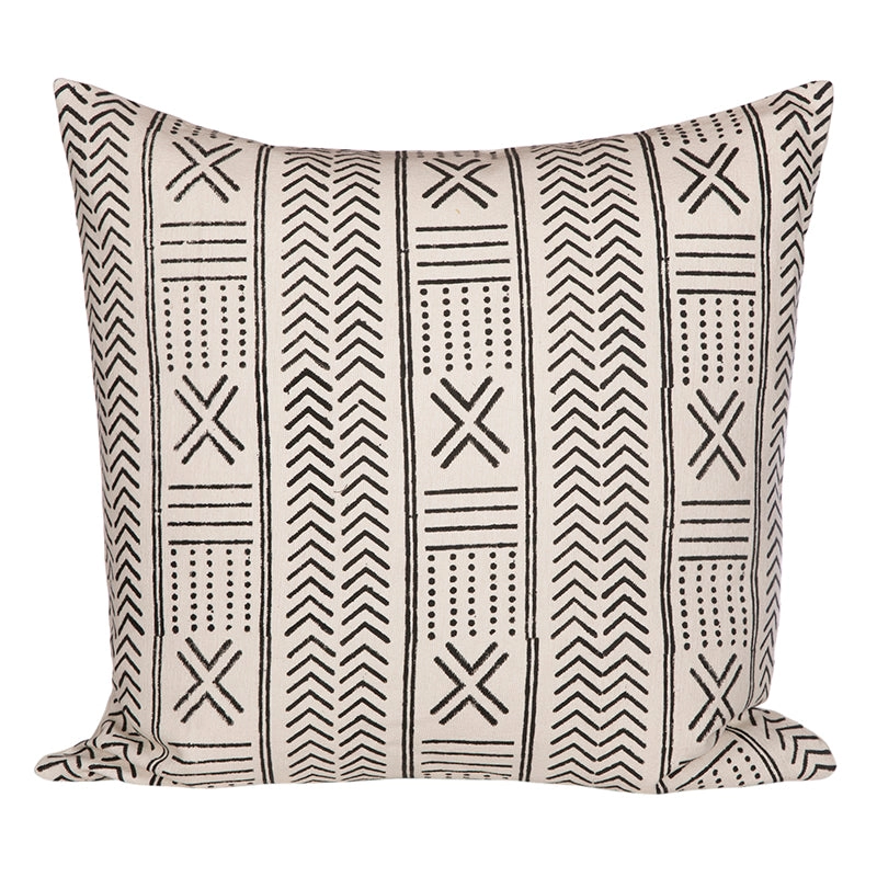 Funda Cojín Algodón Mud Ivory Nº3 60x60 cm