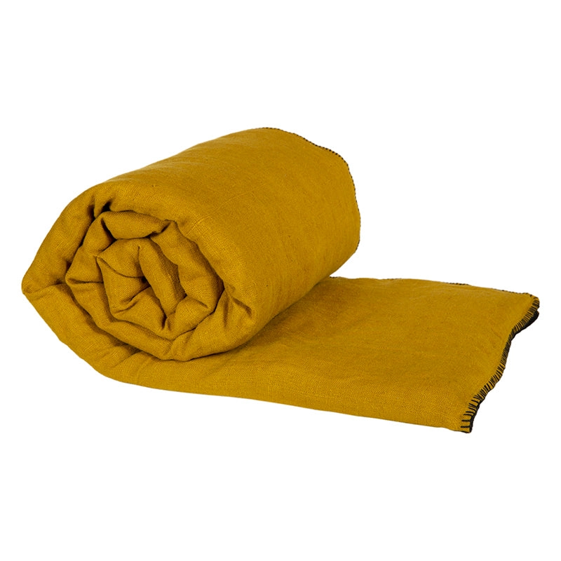 Funda Piecera Lino Mansa Safran 85x200 cm