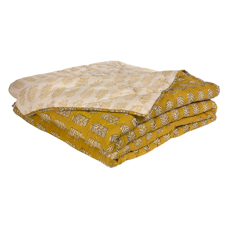 Cubrecama reversible de algodón Bangalore
