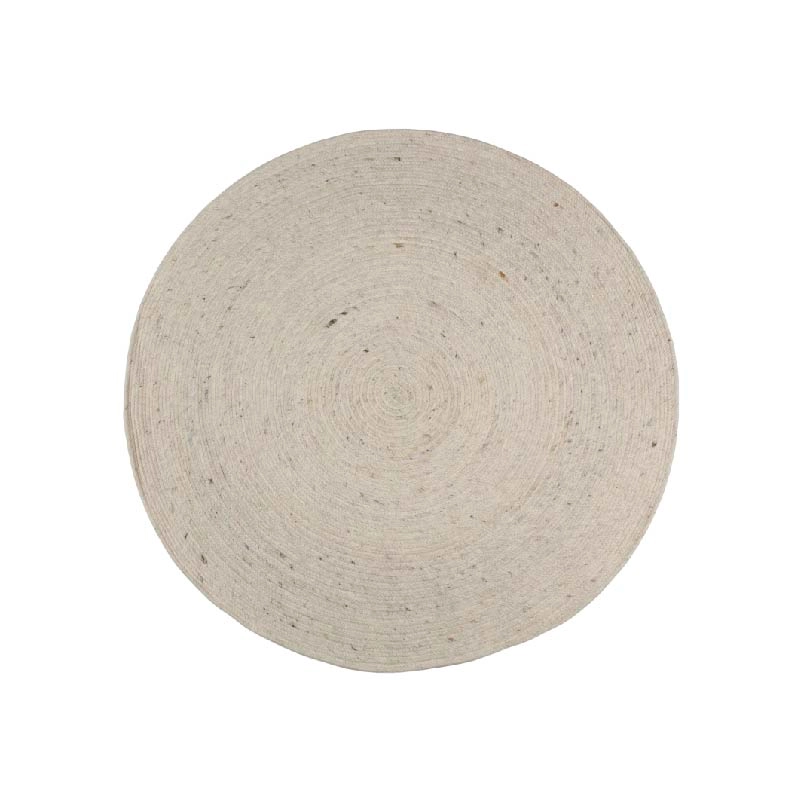 Alfombra Redonda Lund Blanc 1,2m de diámetro
