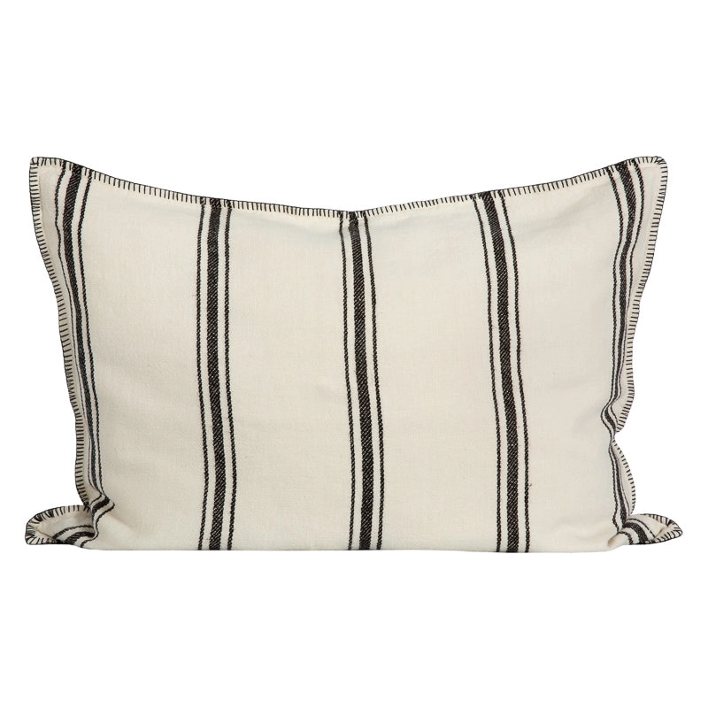 Funda Cojín Niza Marfil/Negro 50x70 cm