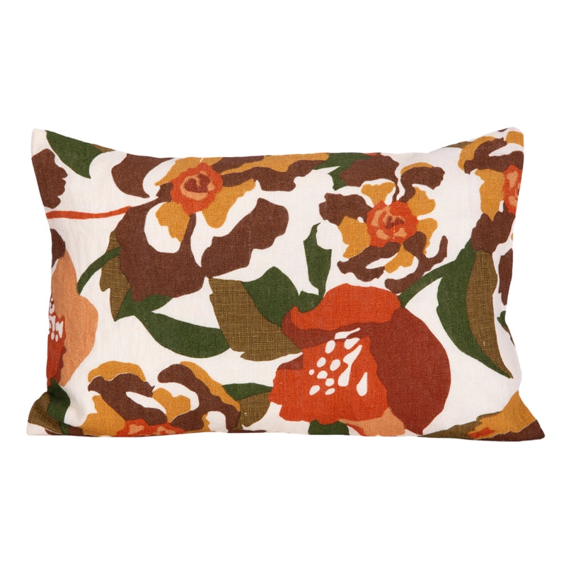 Funda Cojín Lino Ibiza Terre Brulee 40x60 cm