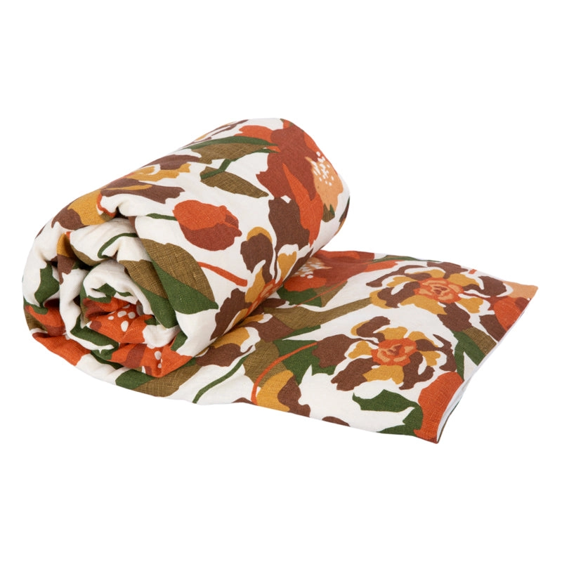 Funda Piecera Lino Ibiza Terre Brulee XL 85x250 cm