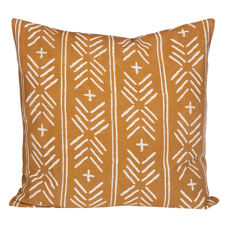 Funda Cojín Algodón Mud Mustard Nº4 60x60 cm