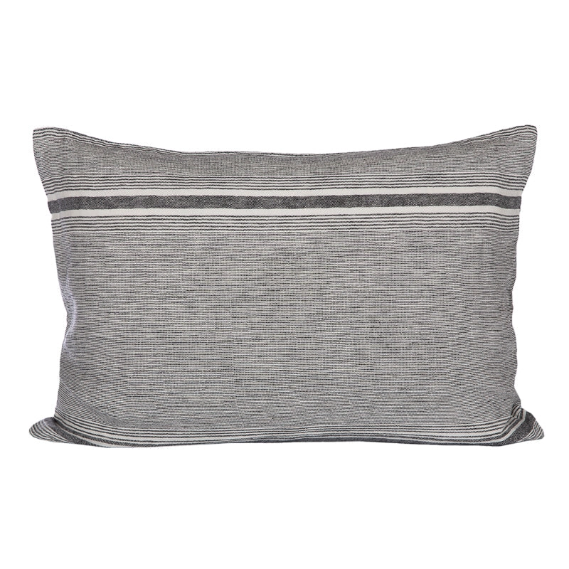 Funda Cojín Nantes Marfil/Negro 50x70 cm