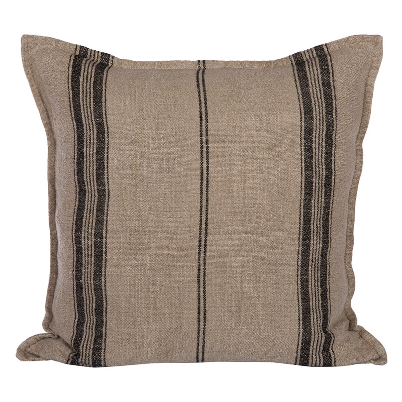 Funda Cojín Metz Natural/Negro 45x45 cm
