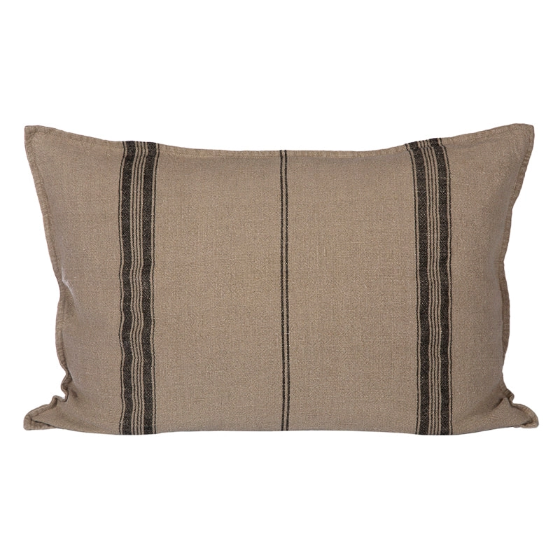 Funda Cojín Metz Natural/Negro 50x70 cm