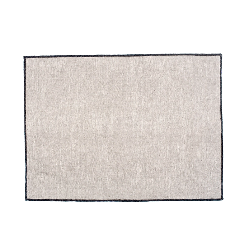 Set 6 Individuales Lino Engomado Borgo Ciment