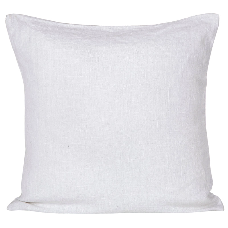 Funda Cojín Lino Porticcio Blanc 45x45 cm