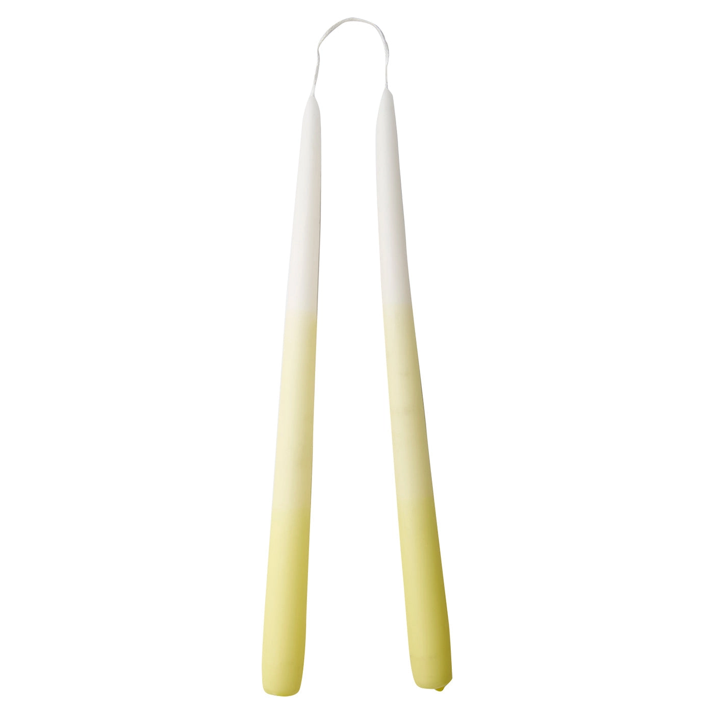 Vela Taper Amarilla Ø2.2xH30 cm- 2 unidades