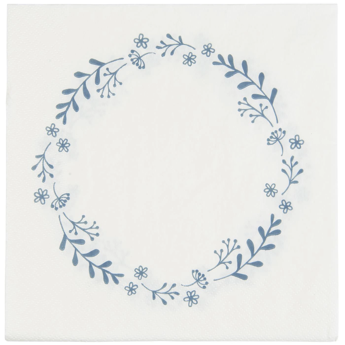 Servilletas con Diseño Guirnalda Azul 50 unidades de 20x20 cm