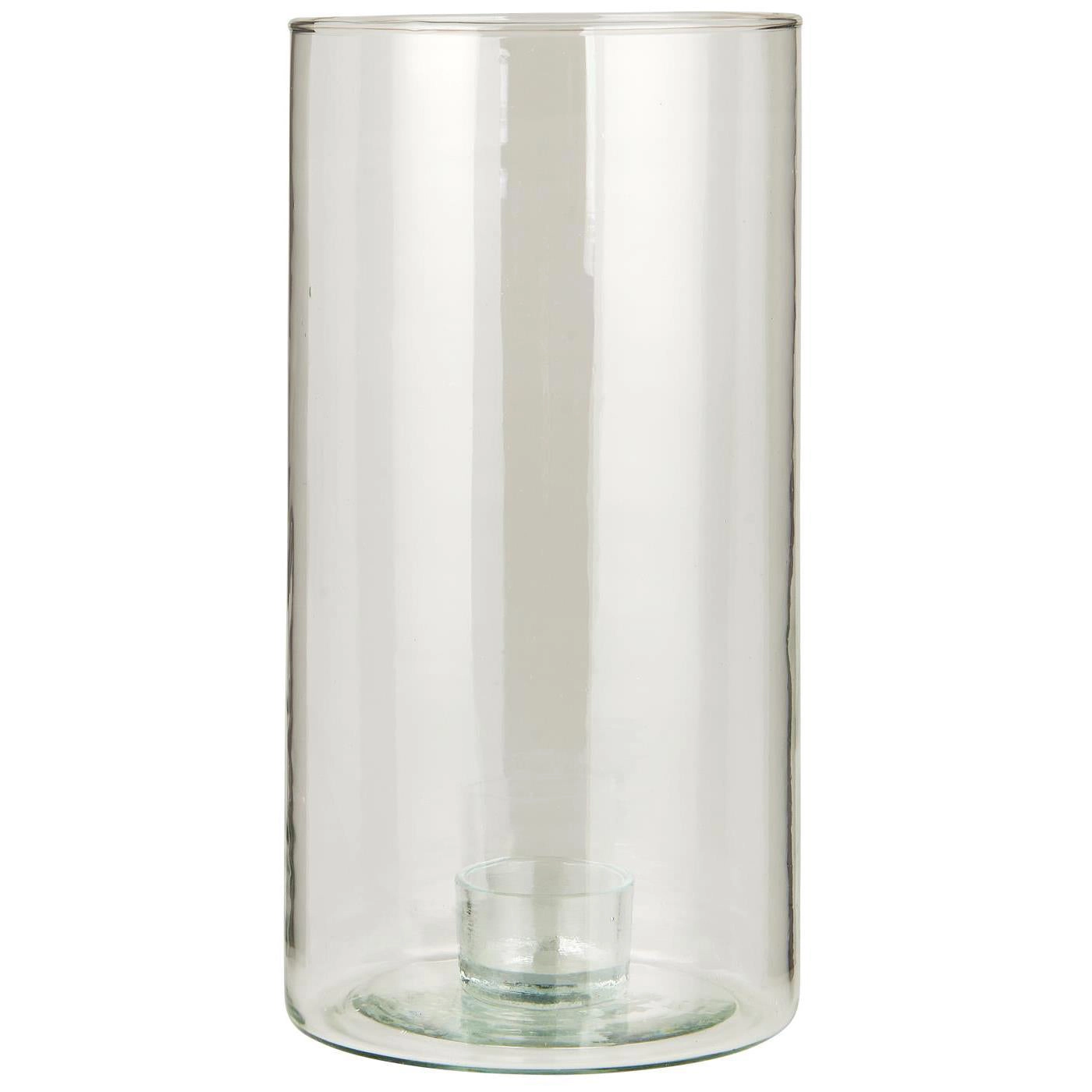 Portavela Vidrio para Vela Ø:3.8 cm H: 25 Ø: 13 cm