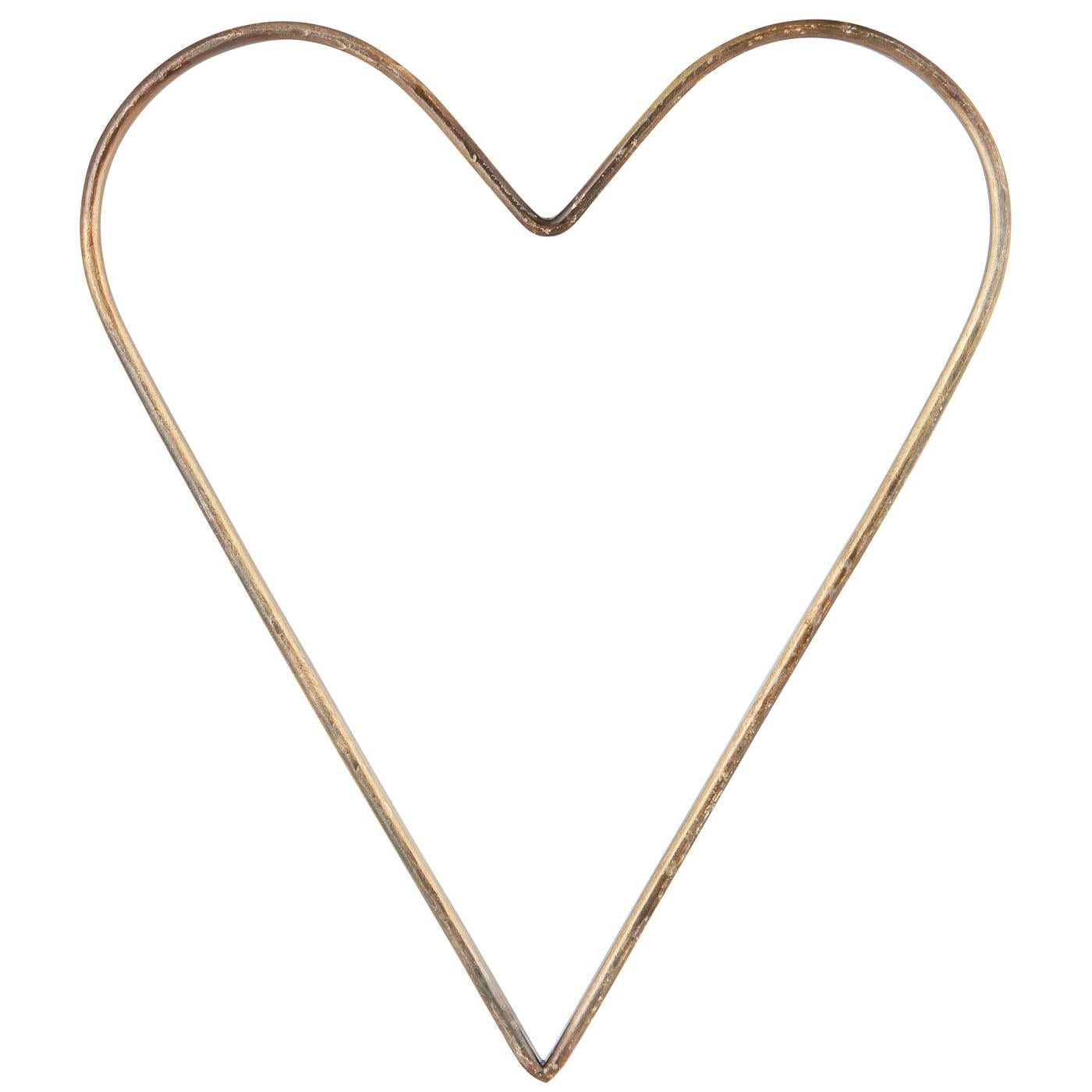 Corazón Stella Metal 20 cm