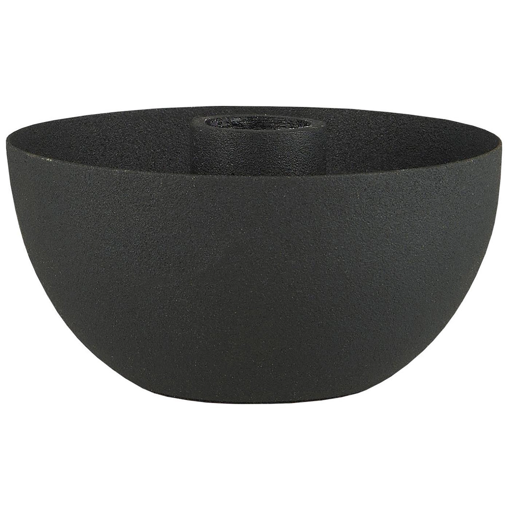 Candelabro Bowl-Shaped Negro