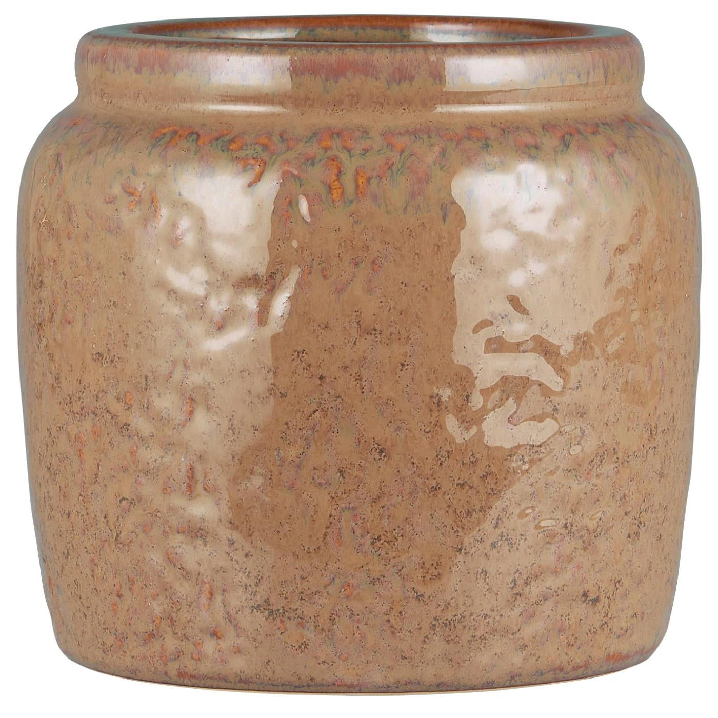 Maceta con Borde Café H: 16 Ø: 15 cm