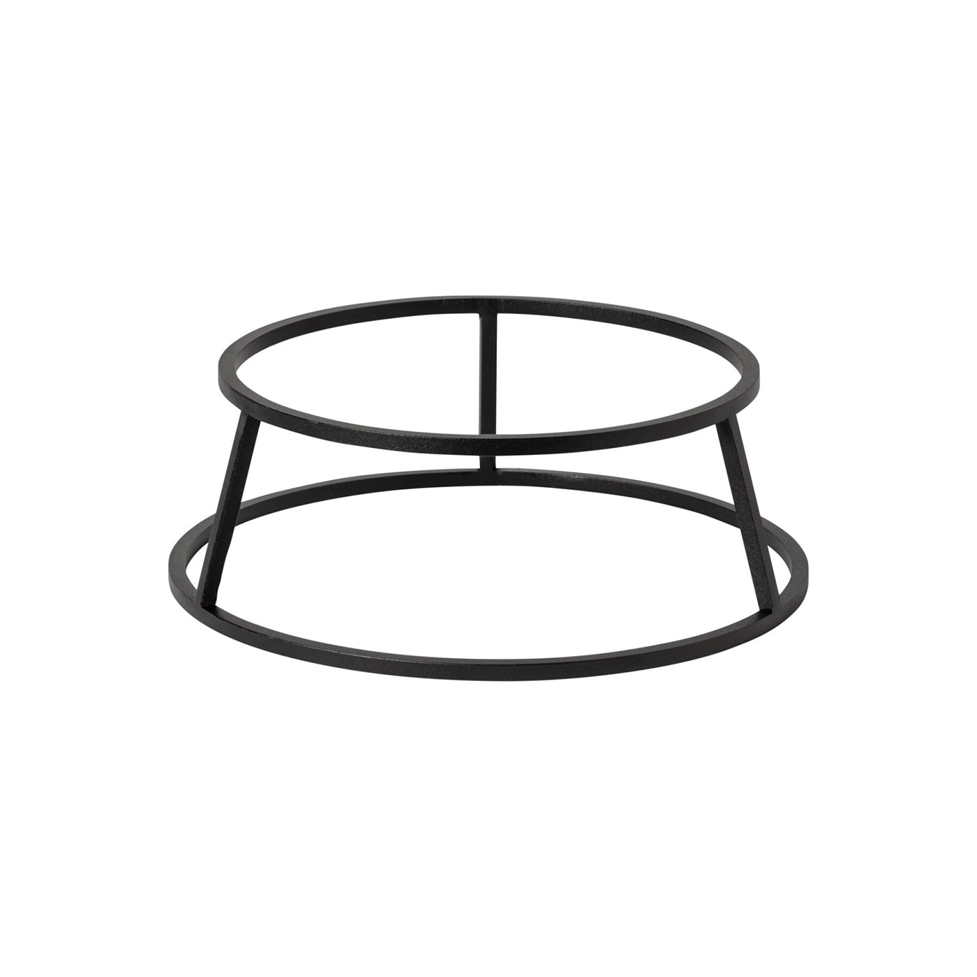 Pedestal Bajo Redondo Negro D23.8cm H8 cm
