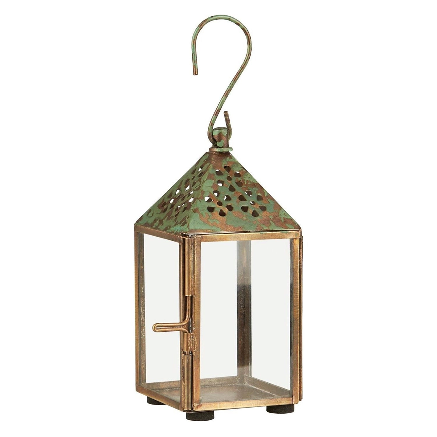 Lámpara- Farol Small Flower Verde H: 12,5