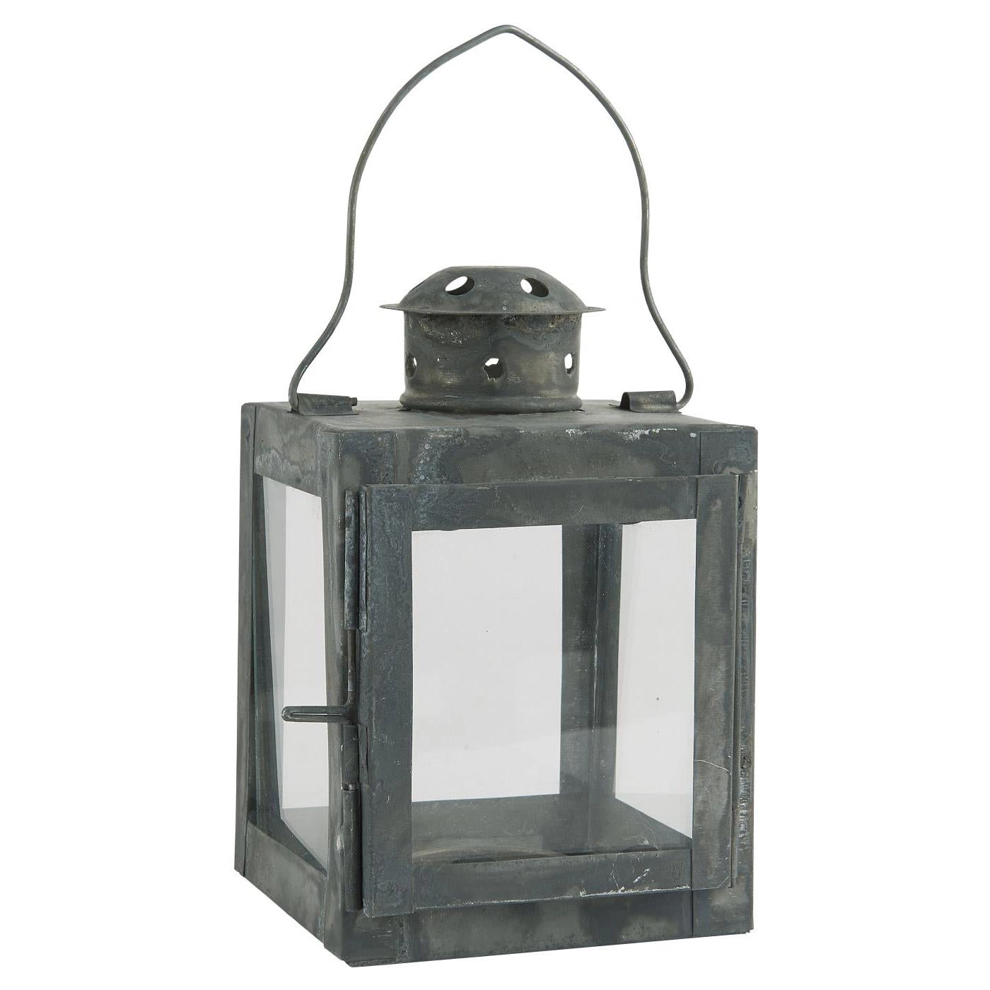 Fanal Portavela Metál Tealight H: 15 L: 9,5 cm