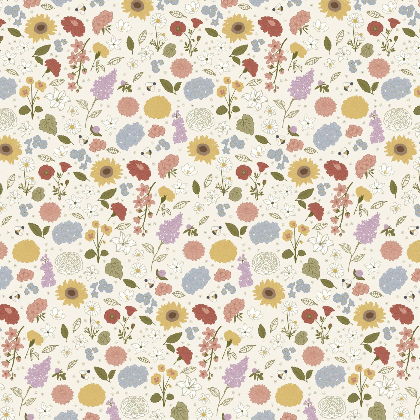 Servilletas con Diseño Flores 50 unidades de 20x20 cm