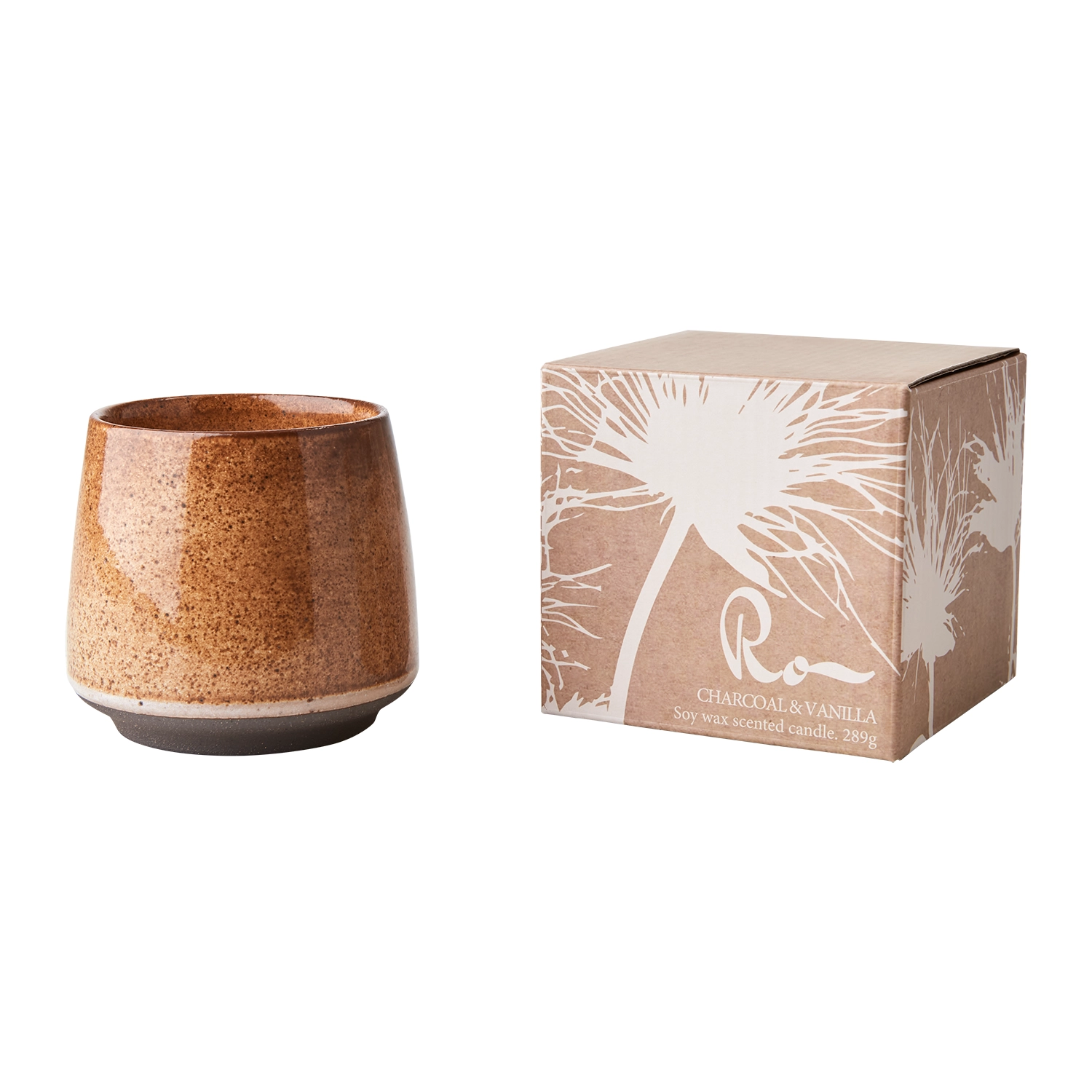 RO Vela aromática Vainilla, color beige