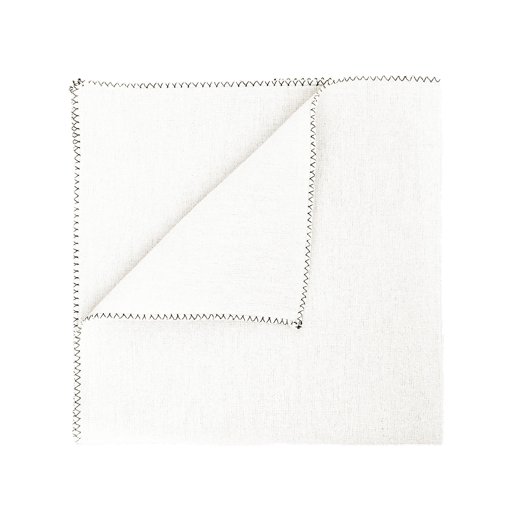 Set 6 Servilletas Zilia Blanc 40x40 cm