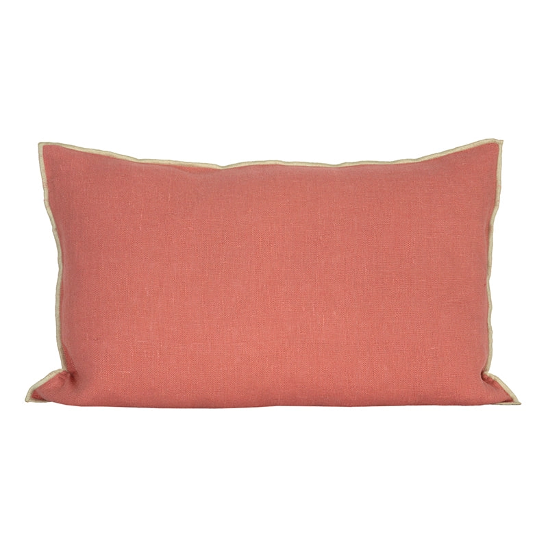 Funda Cojín Lino Chennai Bois de Rose 40x60 cm