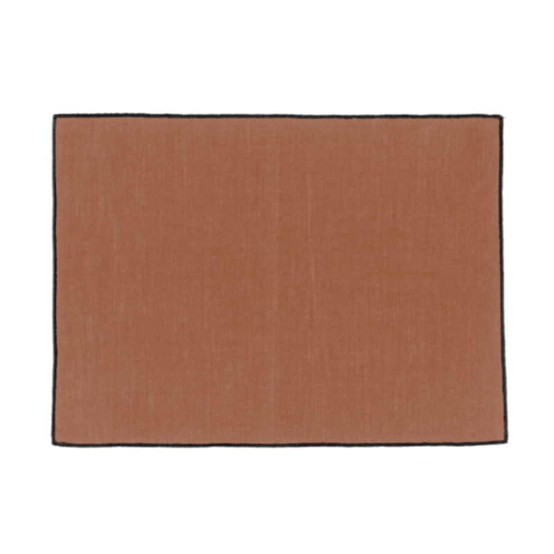 Set 6 Individuales Lino Engomado Borgo Mocaccino