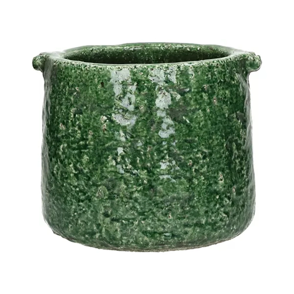 Florero LUMU Verde Dia Ø23,5 x H 19,5 cm