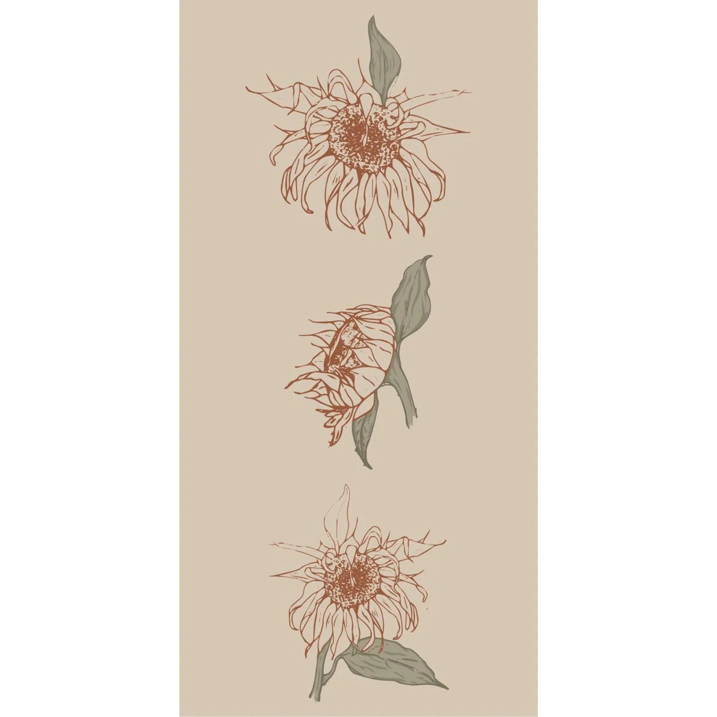 Servilletas Diseño Sunflower 16 unidades de 10x20