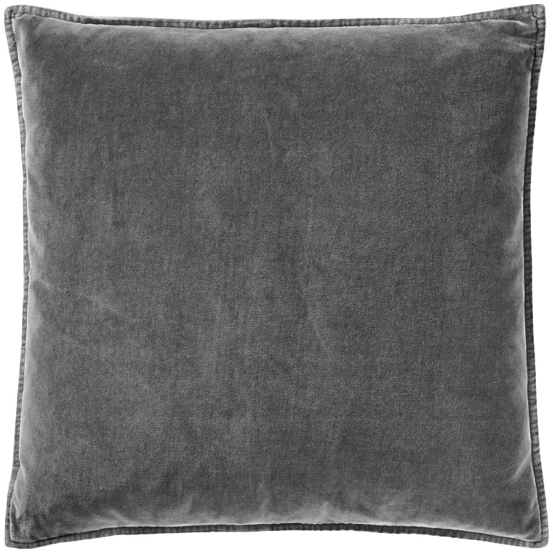 Funda Cojín Velvet Thunder Grey 50x50 cm