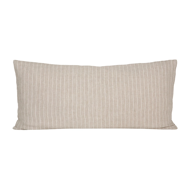 Funda Cojín Lino Angers Marfil Natural 55x110 cm