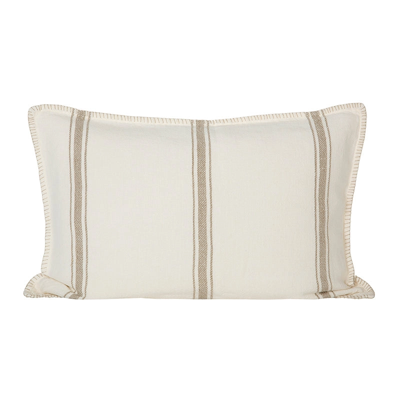 Funda Cojín Lino Niza Marfil Natural 40x60 cm
