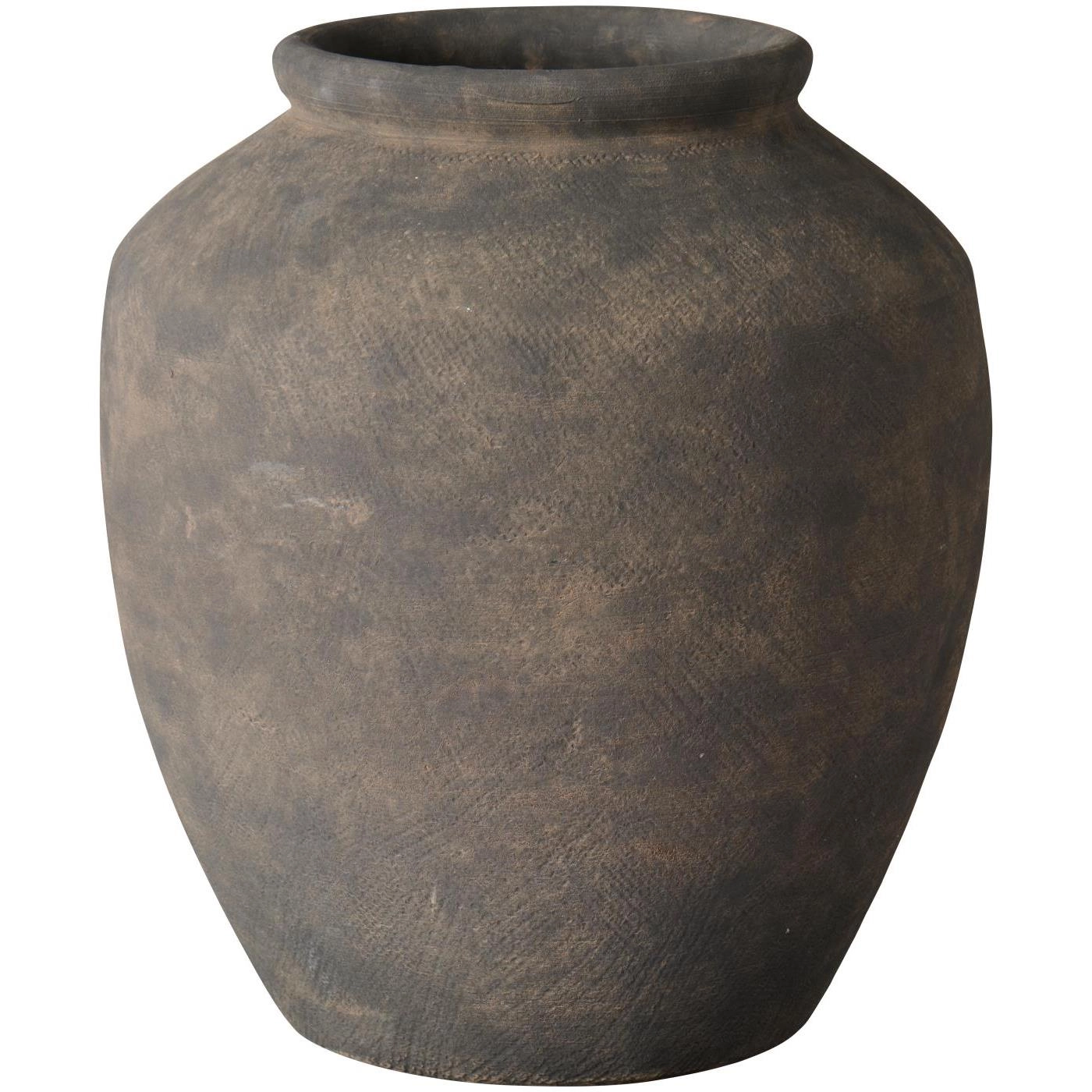 Jarrón Minerva Terracotta Minerva H: 30,9 Ø: 27,6 cm