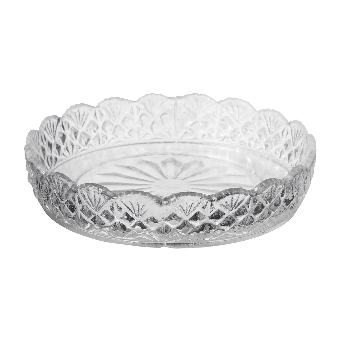 Portavela Vidrio Large H: 2,5 Ø: 12,5 cm