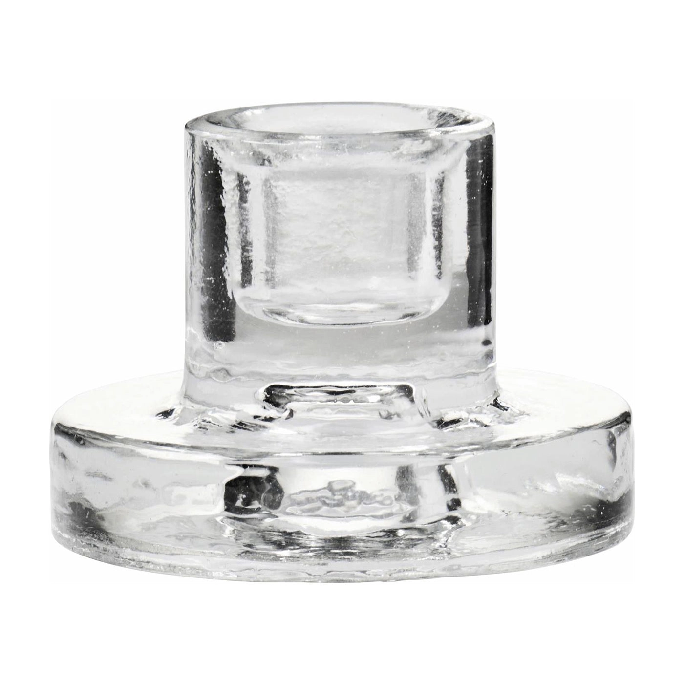 Portavela de Vidrio Taper H: 3,6 Ø: 5 cm