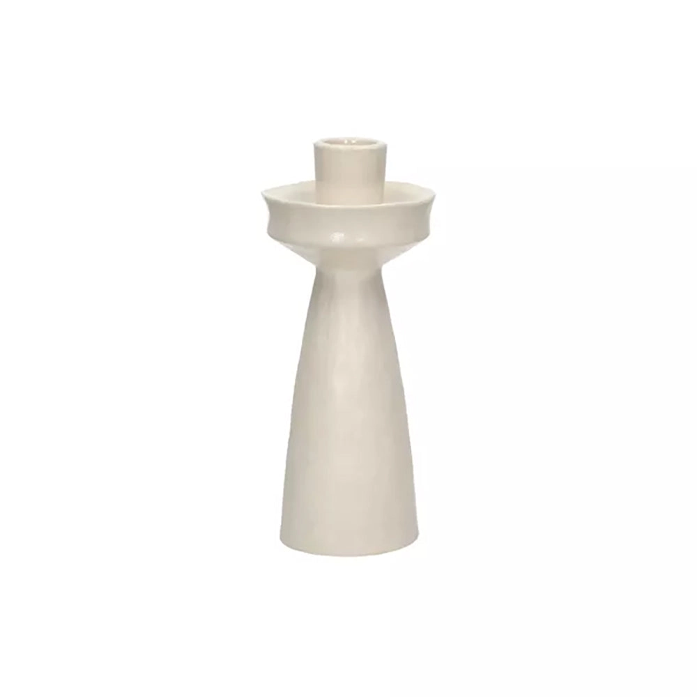 TIERNO Off White Candelabro DIA 7,8 x H 18,2 cm