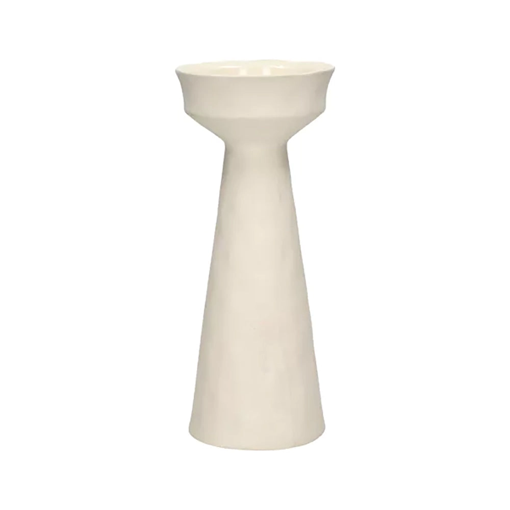 TIERNO Off White Candelabro DIA 7,8 x H 18,2 cm