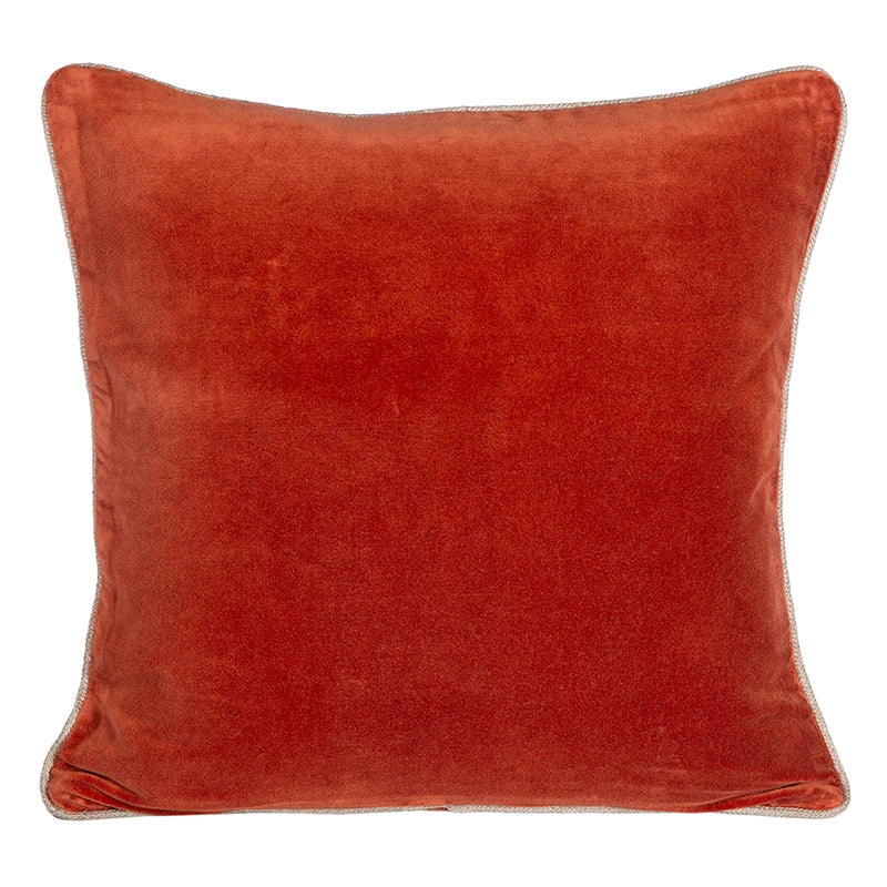 Funda Cojín Velvet New Delhi Brick 45x45 cm - 45x45 cm