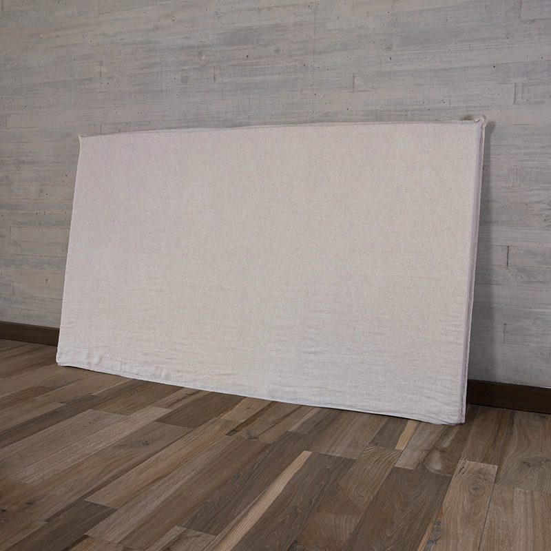 Respaldo de Cama Con Funda Limy Naturel - Respaldo Queen Con Funda Limy Naturel 210x126 cm