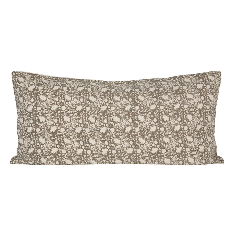 Funda Cojín Lino Nimes Marfil/Natural 55x110 cm - 55x110 cm