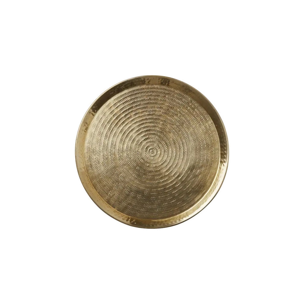 Bandeja EL DORADO color Bronce, Ø50xH2 cm