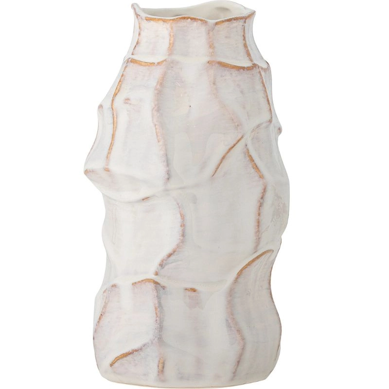 Florero Dolores Blanco, Ø13xH24 cm