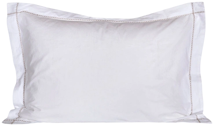 Funda Almohada Percal Tanger White